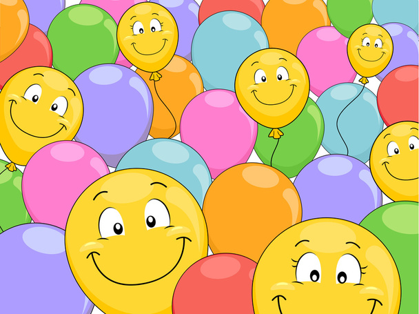 Sorridente sfondo palloncini
 - Foto, immagini