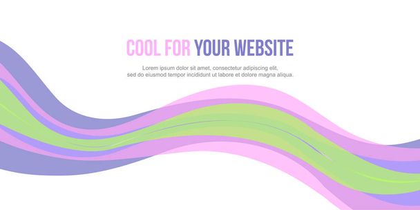 Návrh abstraktní pozadí záhlaví webové stránky - Vektor, obrázek