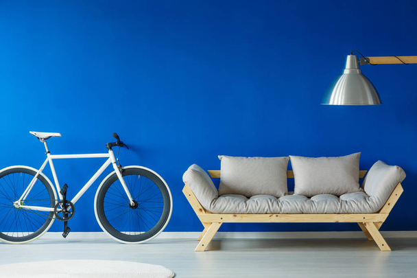 Bike in scnadinavian style interior - Φωτογραφία, εικόνα