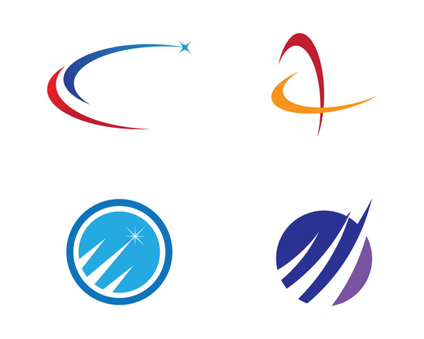 Sneller Logo Sjabloon vector pictogram illustratie ontwerp - Vector, afbeelding