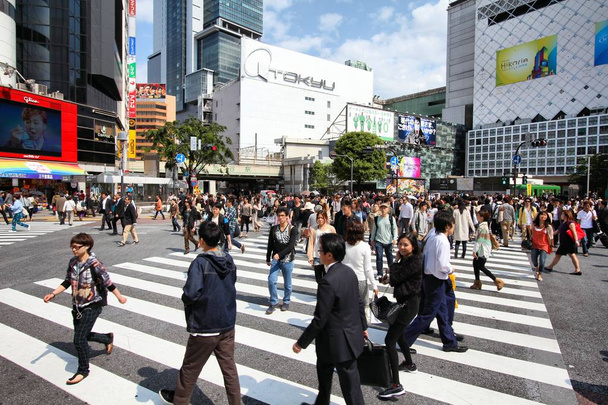 Tokyo crowds, Japan - 写真・画像