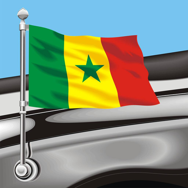 Vettoriale clip art bandiera Senegal
 - Vettoriali, immagini