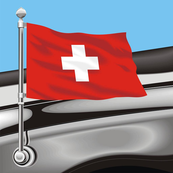 Bandiera arte clip vettoriale Switzarland
 - Vettoriali, immagini