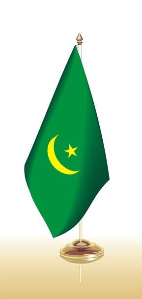 Vettore clip art bandiera Mauritani
 - Vettoriali, immagini