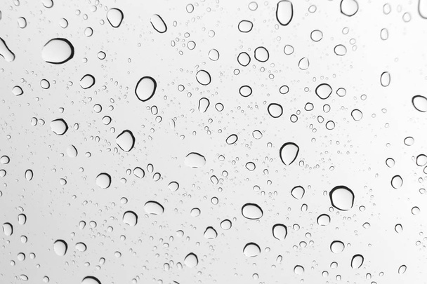 gotas de lluvia sobre vidrio - Foto, Imagen