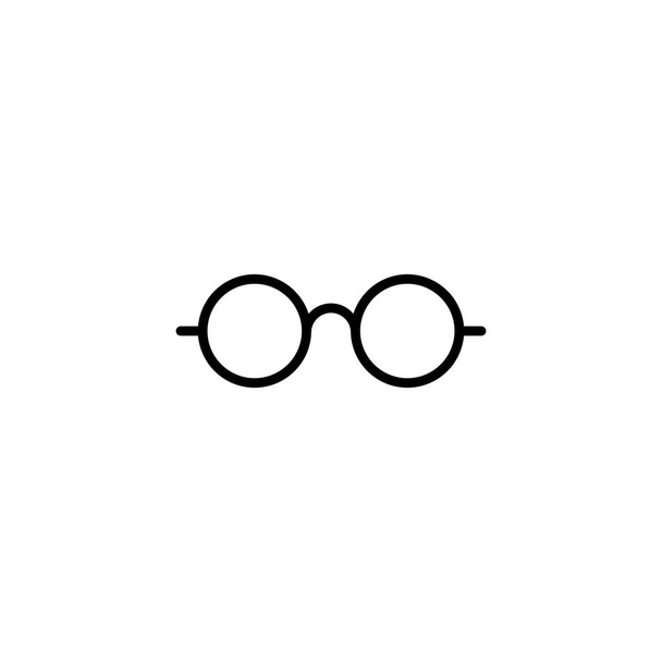 icono de gafas sobre fondo blanco - Vector, Imagen