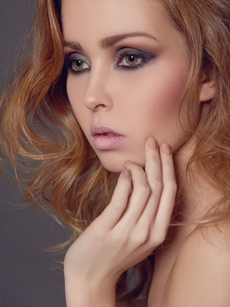 sensual beauty girl with make-up - Fotografie, Obrázek