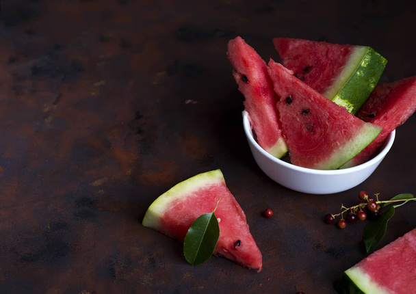 fresh melon pieces - Foto, imagen