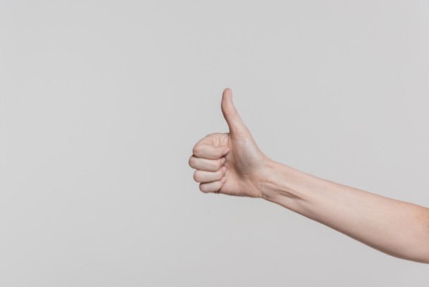 hand showing thumb up - Photo, Image