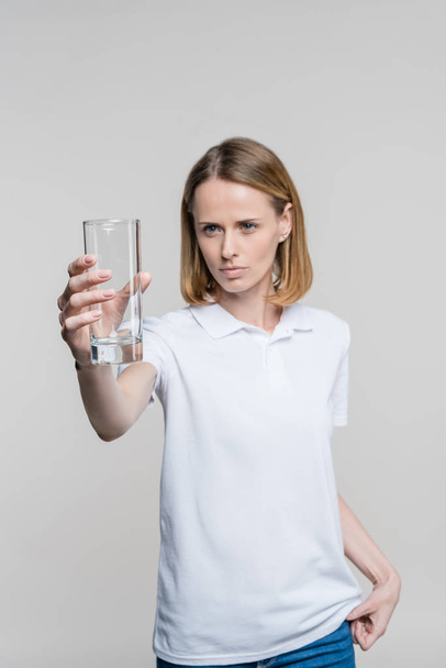 woman with empty glass - Photo, Image