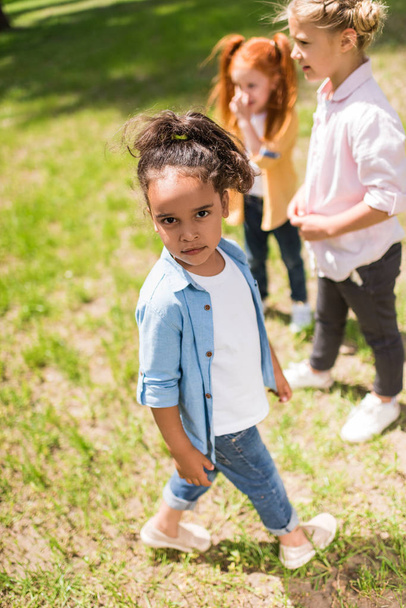 multiethnic kids in park - Foto, afbeelding