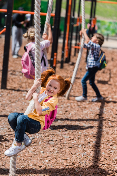 kids playing on playground - Zdjęcie, obraz