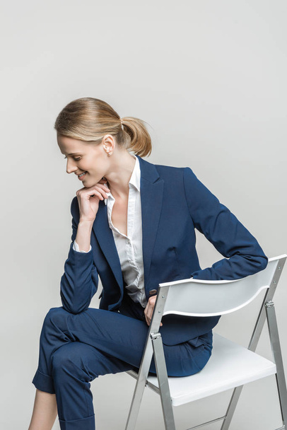 attractive businesswoman in suit - Photo, image