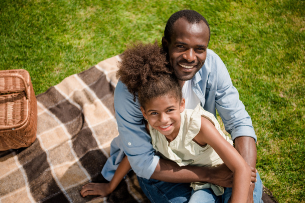 Père et fille afro-américains
 - Photo, image