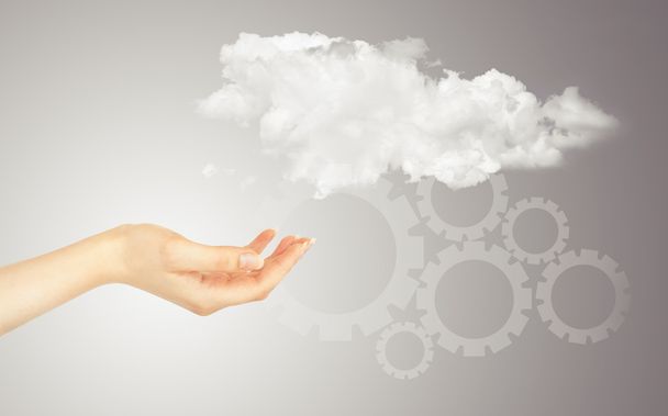 Concepto de computación en nube - Foto, imagen
