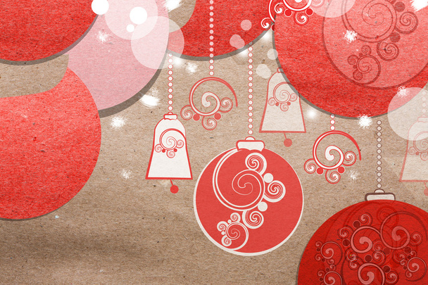 Beautiful paper Christmas collage - Foto, Bild