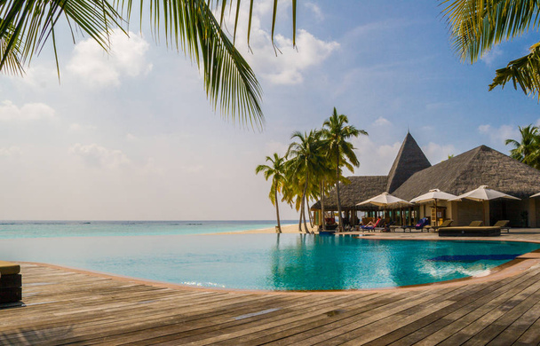 Tropical Resort en Maldivas
 - Foto, imagen