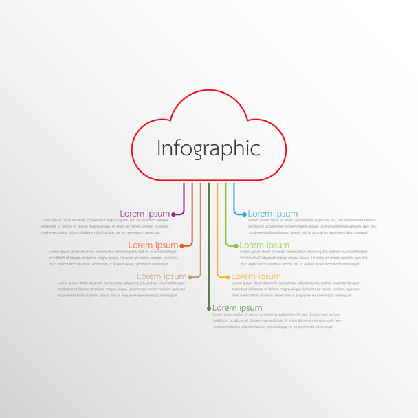 Vector infographic templates used for detailed reports. All 7 topics. - Vector, Image