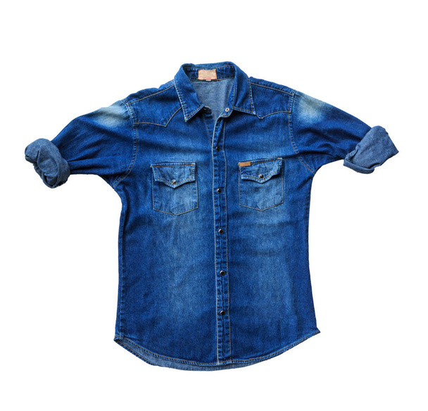 džínová košile jean - Fotografie, Obrázek