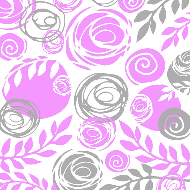Flower art illustration pattern bloom beauty green. Background and texture. - 写真・画像