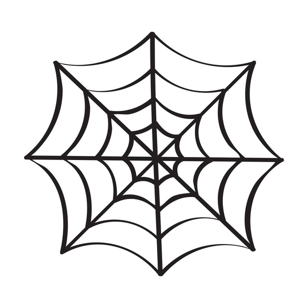 Cobweb изолированные иллюстрации на белом фоне
 - Вектор,изображение