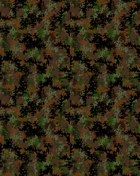 Digitale modieus camouflage patroon - Vector, afbeelding