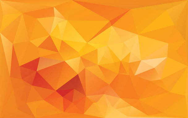 黄色オレンジ色の抽象的な背景 - ベクター画像