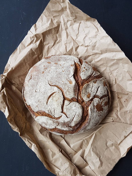 artisan round bread - Foto, immagini