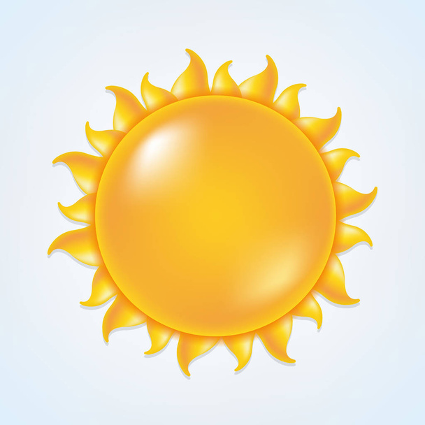 Abstract yellow Sun - Vektor, Bild