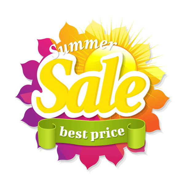 Summer Sale poster - Vecteur, image