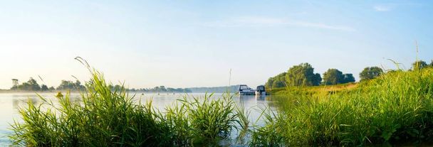 Ποταμός Έλβας κοντά Magdeburg - Φωτογραφία, εικόνα