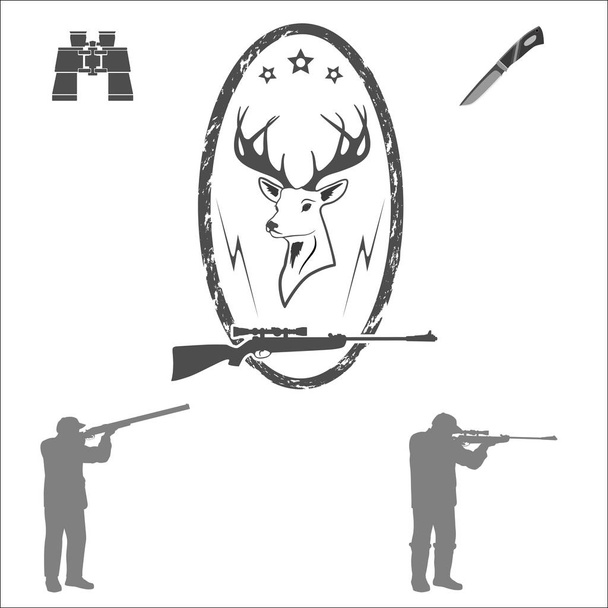 Miłości i szacunku dla przyrody na polowanie - Wektor, obraz