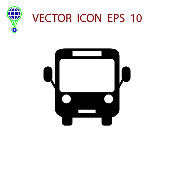 Bus vector icono
 - Vector, imagen