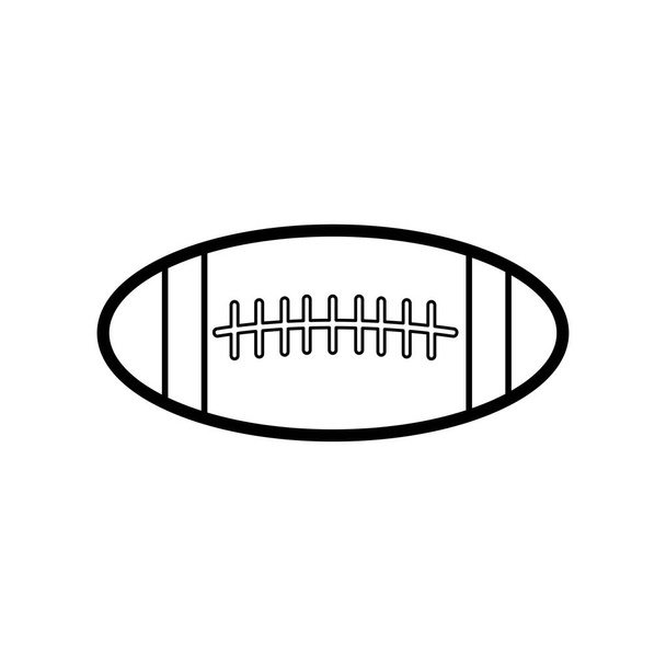 Американський футбол значок
 - Вектор, зображення