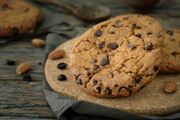 Chocolate chip cookies. - Photo, Image