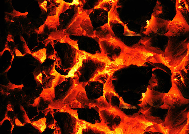暖かい暖炉のテクスチャ - 写真・画像