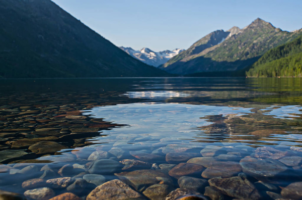 Mountain lakes filled with clean water - Photo, Image