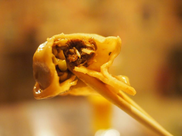 Dentro de un Dumpling de Beijing
 - Foto, imagen