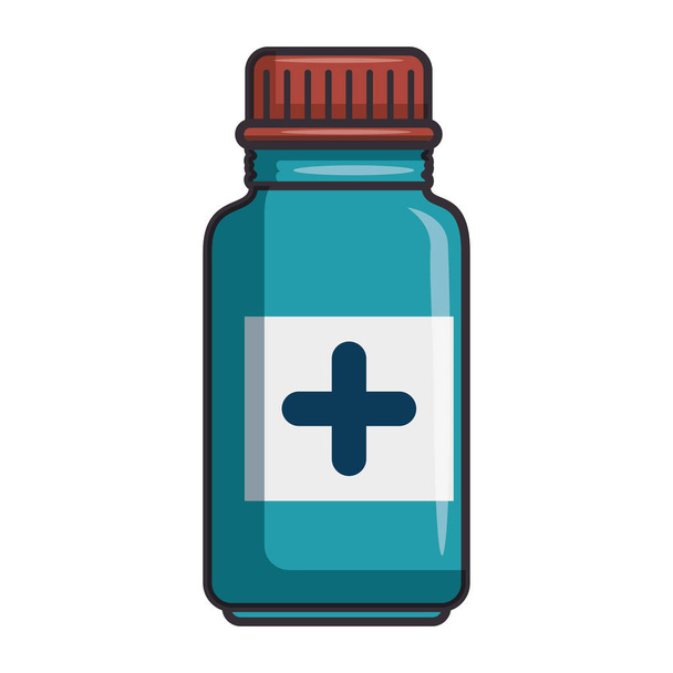 Icona della bottiglia della medicina - Vettoriali, immagini