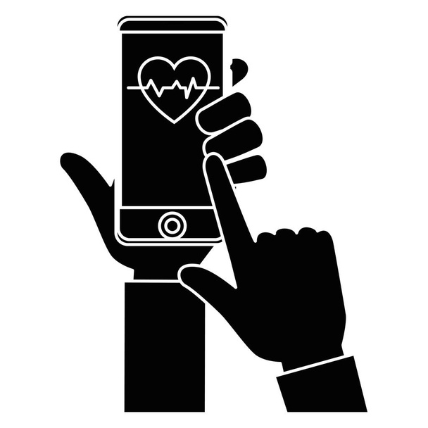 application médicale smartphone - Vecteur, image