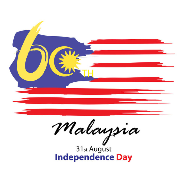 Malaysia Independence Day card. - Photo, Image