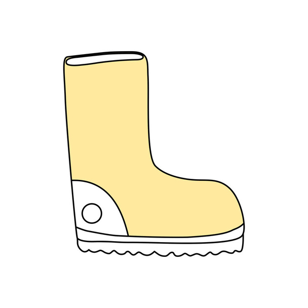 Boot indutrial security icon vector illustration graphic design - Vektör, Görsel