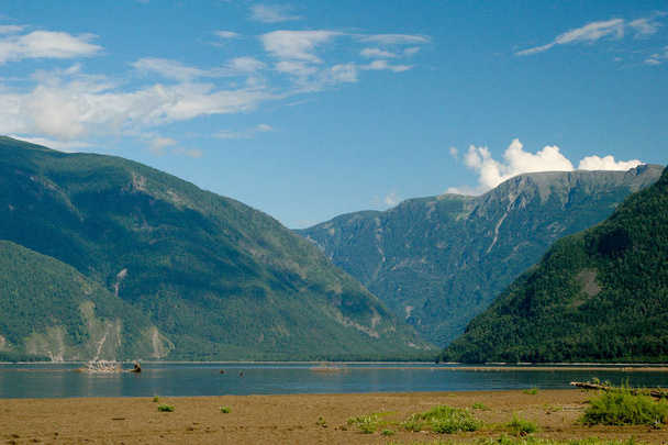 Altai. Lake Teletskoe in summer - Foto, Imagem