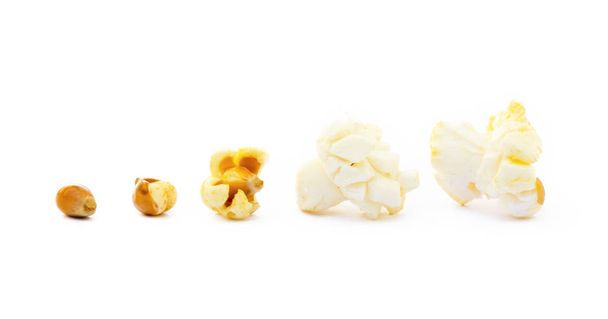 Maïs soufflé frais isolé
 - Photo, image