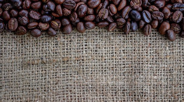 coffee beans close up on backgroun - Photo, Image