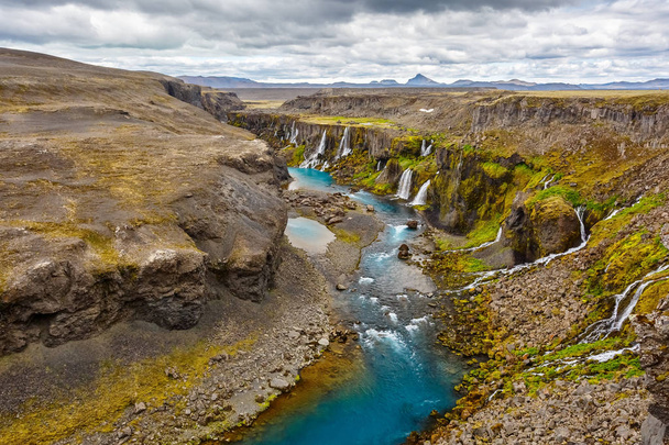 Sigoldugljufur canyon of Iceland - Foto, immagini