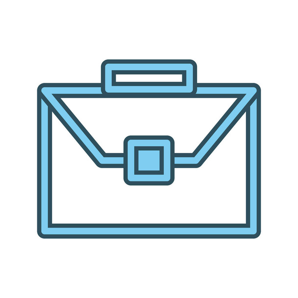 Графический дизайн векторного иконки делового портфеля
 - Вектор,изображение