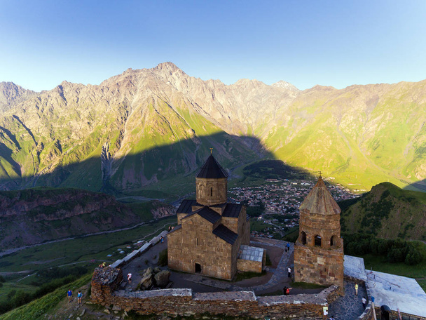 Gergeti klooster. Georgië. Europa - Foto, afbeelding