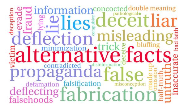 Alternative Facts Word Cloud - Vector, Image