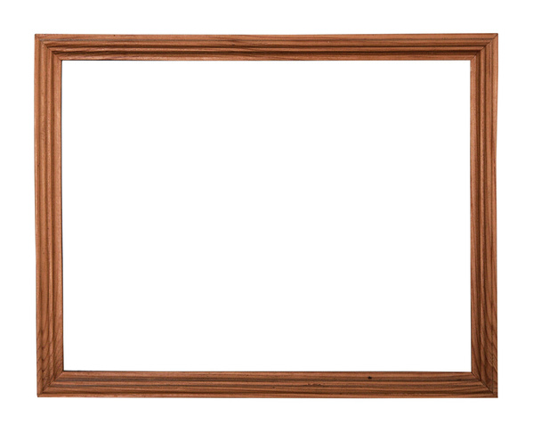 dřevěné pictureframe izolované - Fotografie, Obrázek